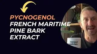 Pycnogenol French Maritime Pine Bark Extract - ED, ADHD, Pre-workout Supplement, Brain