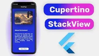 How to Implement Cupertino StackView Navigation in Flutter | Cupertino Stackview
