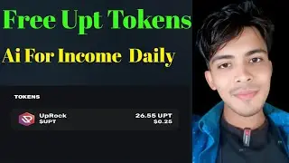 Up Rock Earings App Guide Step by Step | Free Token Earings Daily |