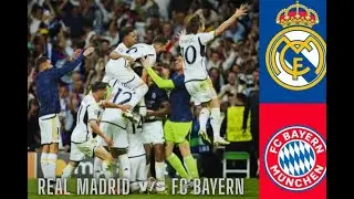 FC Bayern Munich VS Real Madrid  4K #UCL 2024