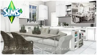 The Sims 4 : Clean Kitchen : Recreation : Download