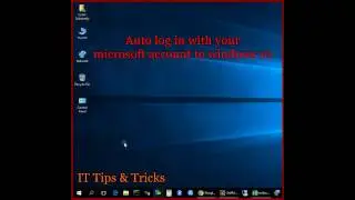 Auto log in windows 10