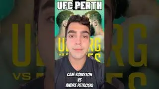 Кэм Роустон против Андре Петроски &mdash; UFC Perth