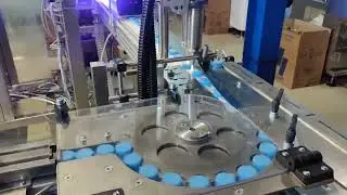 PET cap double color preserialization. Предсериализация ПЭТ-колпаков с двухцветной печатью. Pre-FAT.