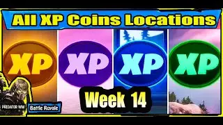 All XP COINS LOCATIONS IN FORTNITE SEASON 5 Chapter 2 (WEEK 14)
