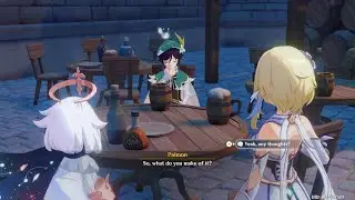 VENTI DRINKING ALONE Genshin Impact CUTSCENE