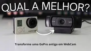 Como transformar uma GOPRO ANTIGA em uma WEBCAM de altíssima qualidade GASTANDO POUCO