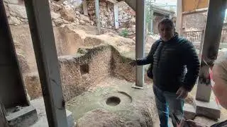 Eli Shukron discovered an olive press from the time of Abraham.