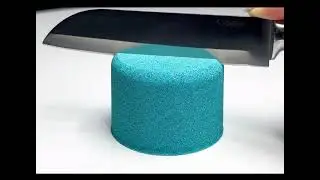 🌈 Satisfying Kinetic Sand Cutting ASMR | No Talking | Pure Relaxation