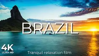Brazil 4K | Peaceful Nature, Beaches & Waterfalls | Relaxing Piano Music