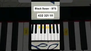Black Swan - BTS (Easy Tutorial) #blackswan #bts #music #shorts
