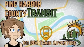 Cities Skylines 2| GORGEOUS Midnight Train Ride Through Pine Harbor County