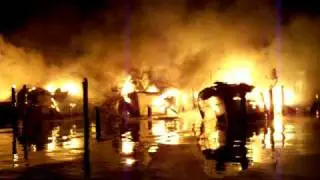 McCotter's Marina Boat Fire