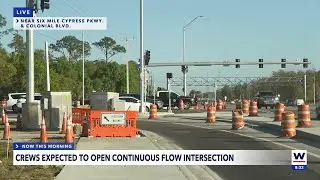 Colonial Boulevard continuous flow intersection opens Sunday in Fort Myers