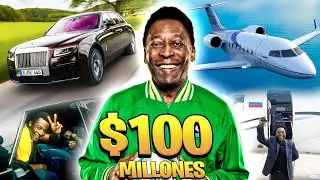 Asi era la vida lujosa de Pel&eacute; | Coches, Mansiones, Yates, Relojes, Fortuna...