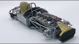 Building MFH 1/12 Maserati 250F 1957 Argentine GP Fangio : Step 18 Seat &  Tank