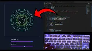 ASMR Programming – Hypnotic Pulsing Circles with Canvas & TypeScript