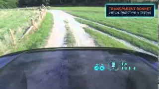 Transparent Bonnet of Land Rover Discovery Concept