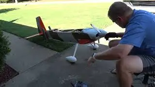 SHE IS ALIVE! First startup of the Desert Aircraft DA70 powered Flex Innovations RV8 70CC