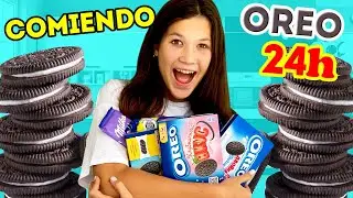 24 HORAS COMIENDO OREO &iquest;LO CONSIGO? | Daniela Golubeva