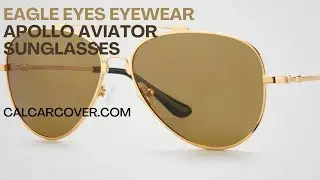 Eagle Eyes Apollo Aviator 22K Gold Flexible Alloy Frame Sunglasses