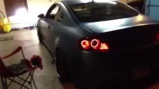 Matte Blue 2007 G35 Stanced walkaround