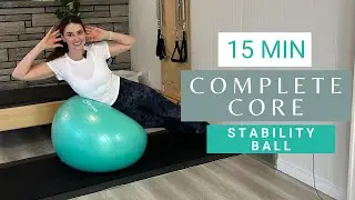 Complete Core Workout with Stability Ball | Abs and Obliques | 15 Minutes