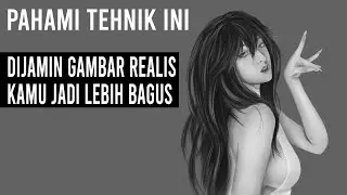 BELAJAR TEHNIK GRAYSCALE DALAM GAMBAR REALIS | DIGITAL ART TUTORIAL (Clip Studio Paint)