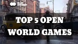 TOP 5 OPEN WORLD GAMES #mafia #spiderman #games#bestgames