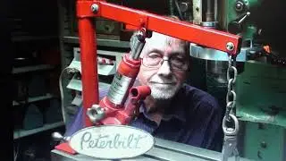 Tubal-Crane - SKY CRANE for Bridgeport Mill Vises pt 2 #728 tubalcain