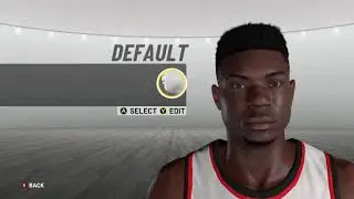 Zion Williamson NBA 2K19 Player Creation
