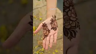 Beautiful gulf Mehndi design |dubai mehndi art#shorts#mehndi