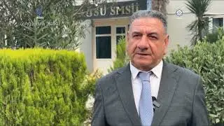 Ağsuda sel dağıdan asfalt yol.