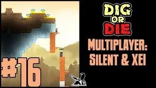 Let's Play Dig or Die: Multiplayer | Day 16: Silent & XEI