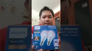 Lampu bohlam Philips smart LED Smart WIFI mudah dikontrol dengan aplikasi atau suara #philipsled