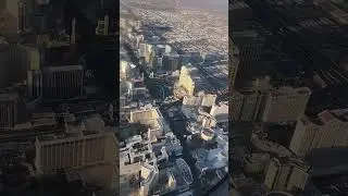 Las Vegas Strip View from the sky ✈️❤️ #travel #views #arielview #lasvegas #thestrip