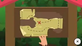 Sneaky Sasquatch Treasure Map Piece- Talking fish