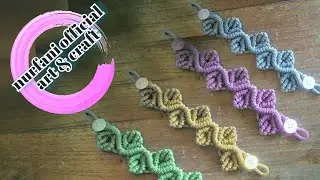 Konektor masker  dari tali kur/satin ep 146  || mask connector || mask strap ||  macrame