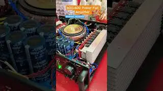 600+600 Watt Power Full Amplifier Sound Testing #1200W #amplifier #djamplifier #speaker #technical
