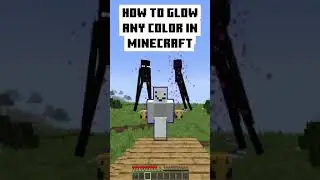 How to glow ANY color in Minecraft #shorts