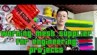 Underground mesh for foundation support,orange warning mesh for trench marking