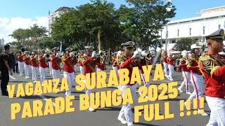 PARADE BUNGA VAGANZA 2025 SURABAYA #parade #drumband #surabaya #taruna