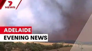 Raging bushfire cuts off Cape Jervis; Former magistrate withdraws assault charges | 7NEWS Adelaide