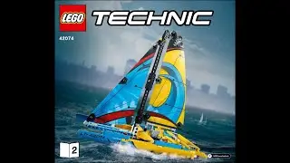 LEGO Technic 42074 - Complete Racing Yacht Instructions! (Booklet 02 of 2 only)