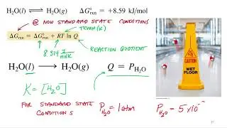 Thermodynamics 6.16 Calculating dG Under Non Standard State Conditions