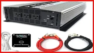 GoWISE Power PS1004 3000W Continuous 6000W Surge Peak Power Pure Sine Wave Inverter with Starter