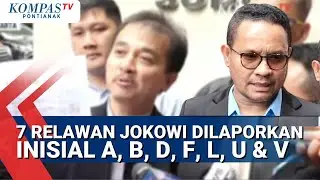 7 Relawan Jokowi Bernisial A, B, D, F, L, U & V Dilaporkan Roy Suryo ke Polda Metro Jaya