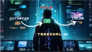 How to customize windows command prompt color,title,name explain tamil? | hack with rohit | 2024