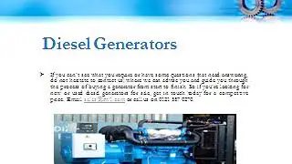 Diesel Generators for Sale