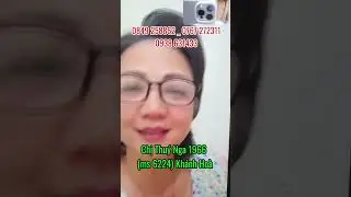 ▶️ Chị Thúy Nga (ms6224) _1966 Khánh Hoà | Thanh Hà - Bến Đỗ Bình Yên